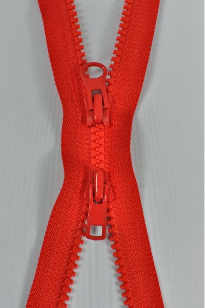 ZIP008 4號拉鏈  樹脂膠牙拉鏈   雙頭上下拉拉鏈   成衣開尾拉鏈款式  不設單獨拉鍊訂購 細節-2